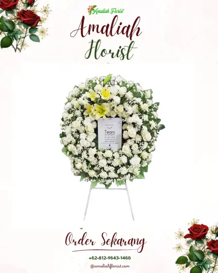 Krans Bunga Duka Ruko Yasmin Bogor